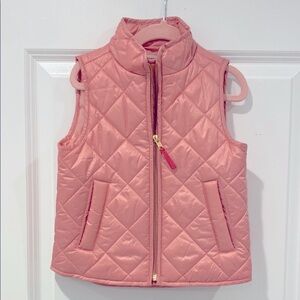 Pink Quilted Kids Vest - Like New Condition
